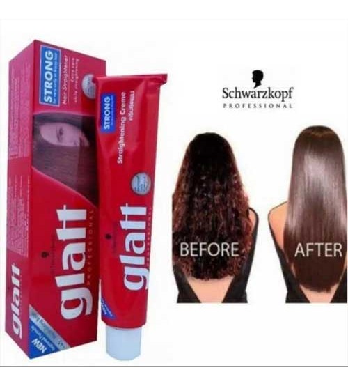 Schwarzkopf Glatt Professional Hair Straightener Cream with Fixing Balm 109g